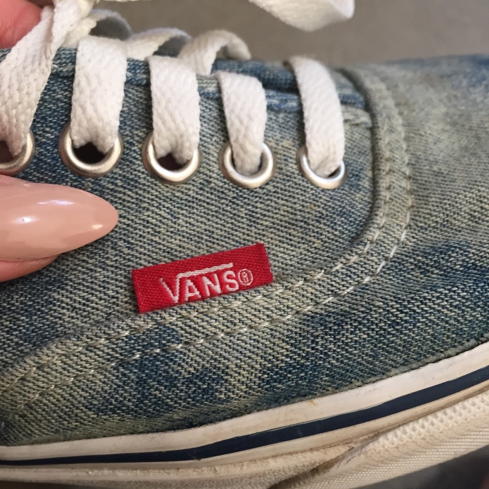 Vans Acid-Wash denim 8.5